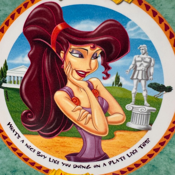 1997 Disney Hercules Megara Plate • McDonald’s Promo • Vintage Collectible - Picture 3 of 4